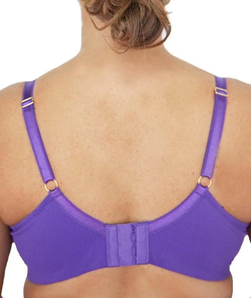 Lady Emprezz Frenchie Padded Shaping Bra - Purple/Aqua