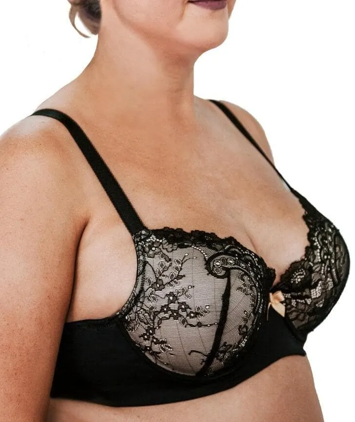 Lady Emprezz Rizzo Padded Shaping Bra - Black/Nude