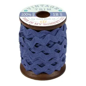 Large Vintage Trim Denim 12 yard Spool by Lori Holt | Riley Blake Designs