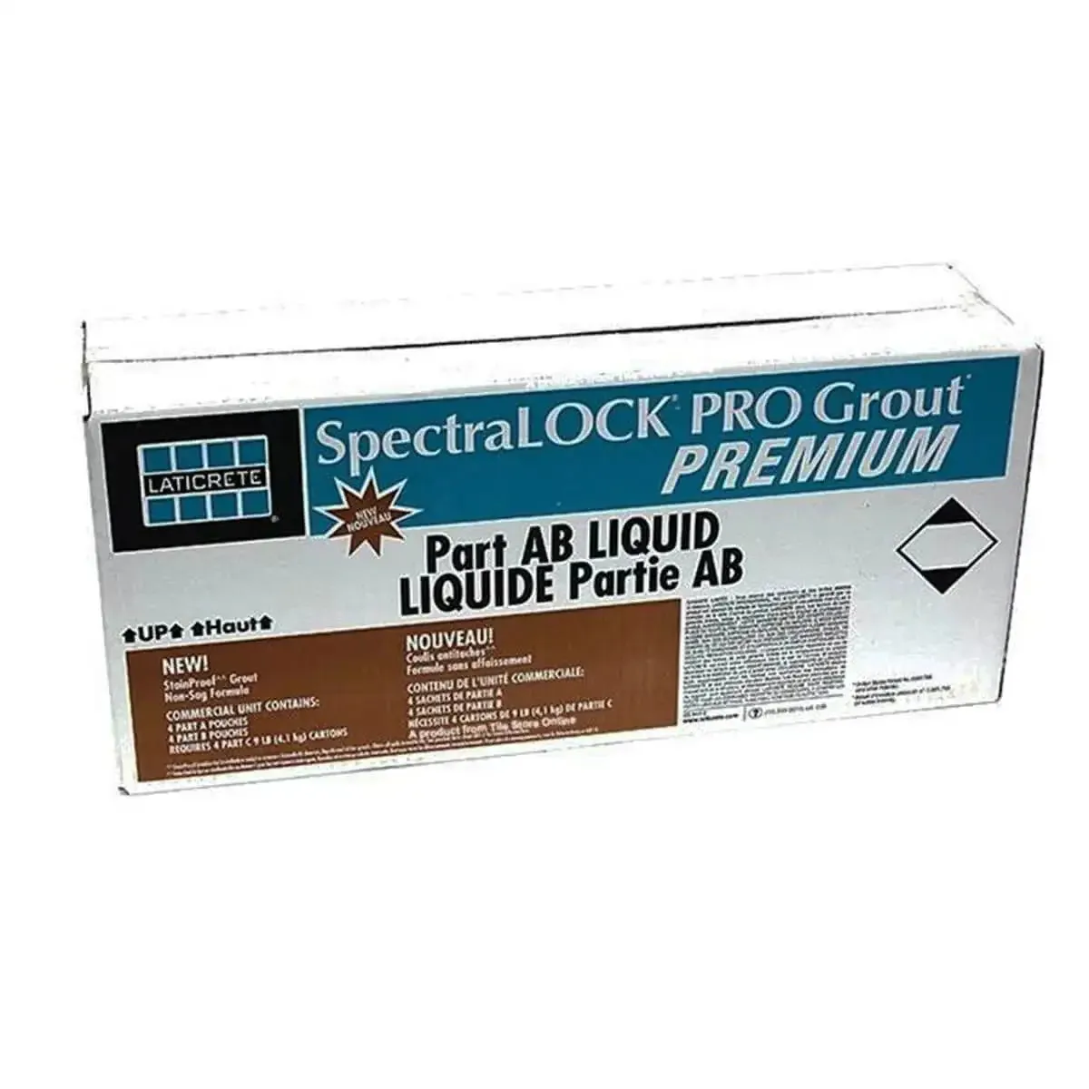 Laticrete SpectraLOCK Pro Premium Commercial Grout - Parts A&B Liquids