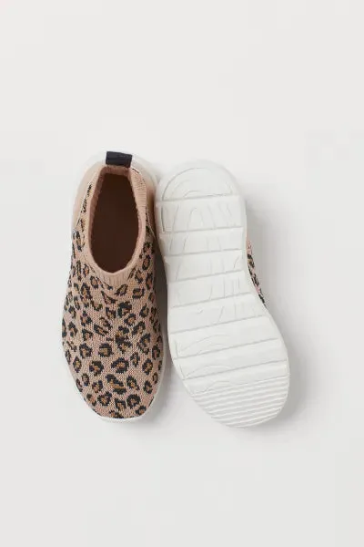 Leopard Print Hightop Sneakers