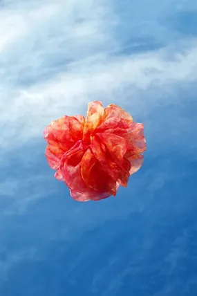 Mega Scrunchie in Tequila Sunrise Tie-Dye