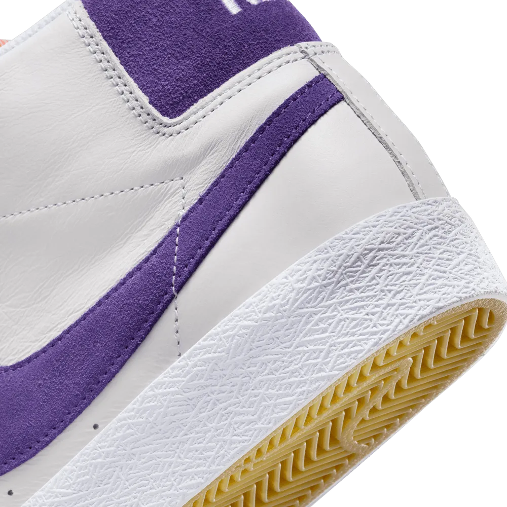 Nike SB Zoom Blazer Mid White Court Purple White Gum Light Brown