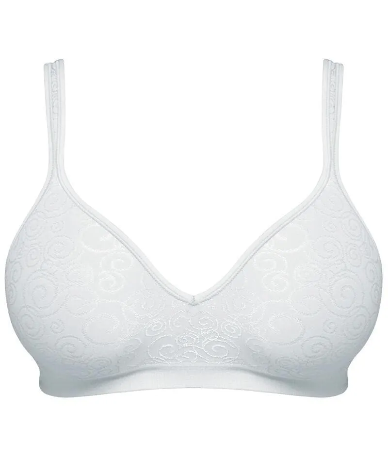 Playtex Comfort Revolution Swirl Wire-free Bra - White Swirl