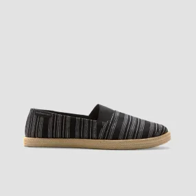 Quiksilver Espadrilled Slip-On Shoes - Black 1