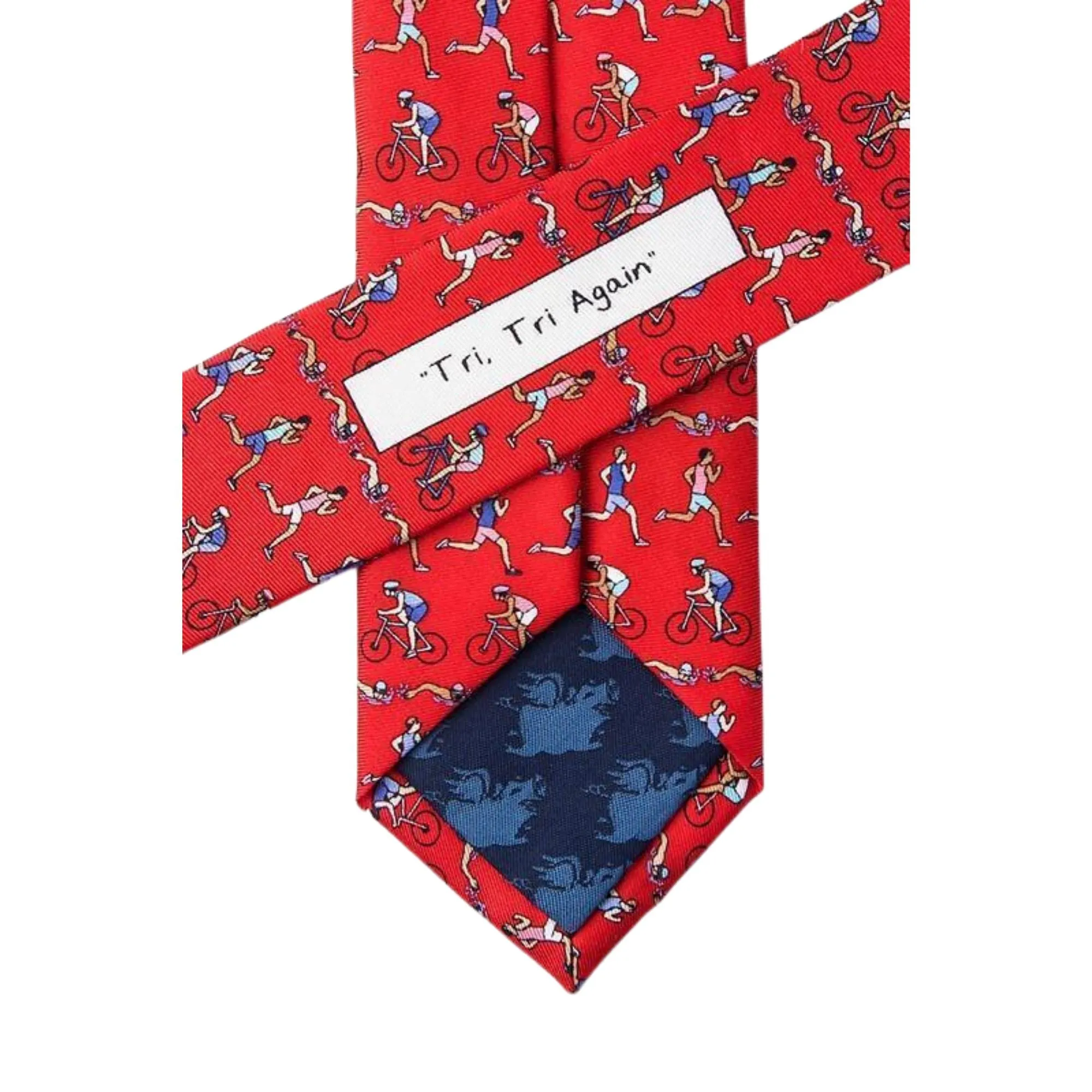 "Tri, Tri Again" Skinny Tie