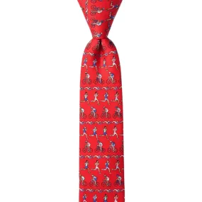 "Tri, Tri Again" Skinny Tie