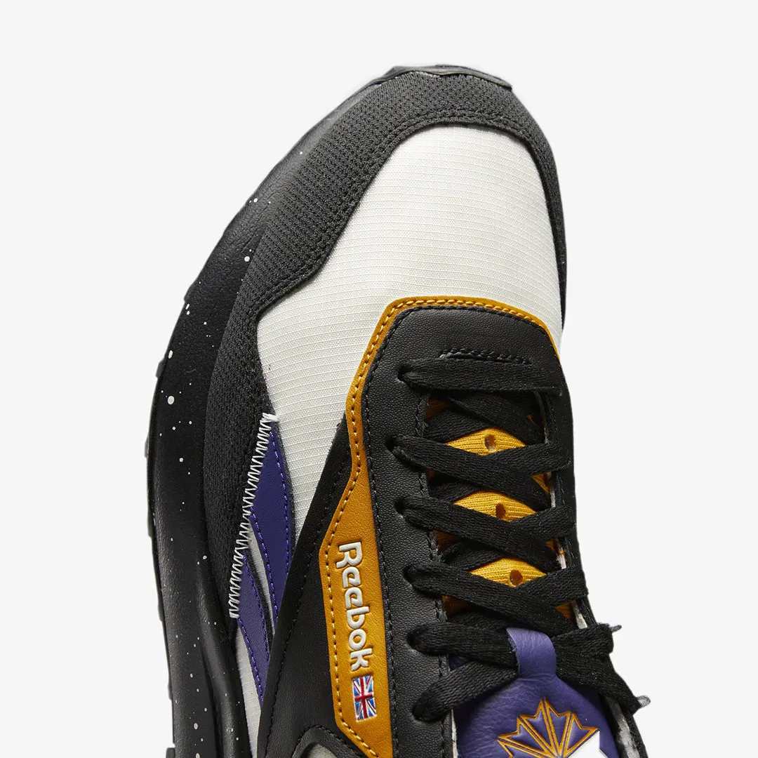 Reebok | CLASSIC LEATHER LEGACY AZ  { CORE BLACK/BOLD PURPLE