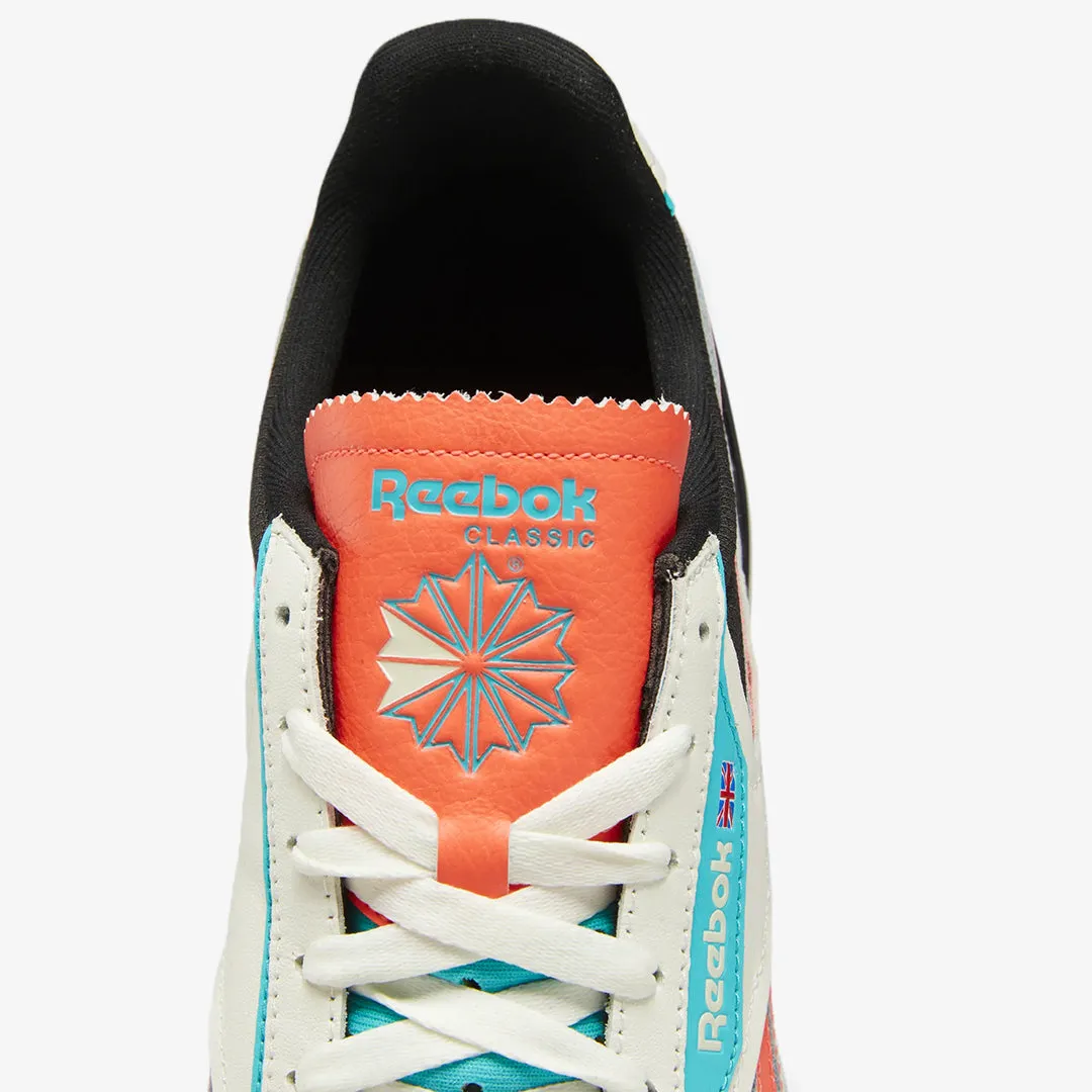 Reebok | CLASSIC LEATHER LEGACY AZ  { CORE BLACK/ORANGE FLARE