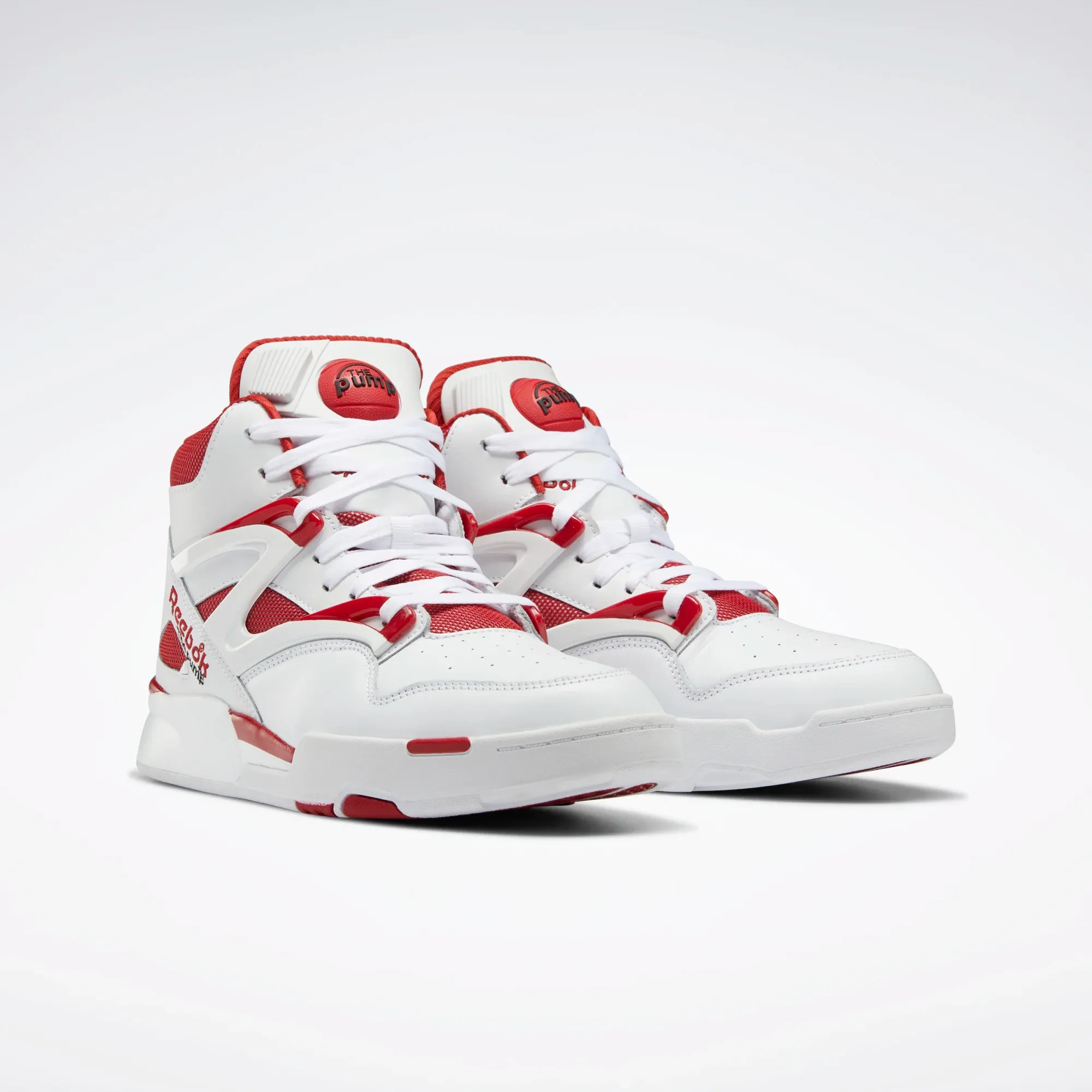 Reebok Men's Pump Omni Zone II Shoes - Ftwr White / Flash Red / Core Black