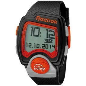 Reebok Pump Mens Silicone Alarm, Lap Timer, Stopwatch Watch RC-PLI-G9-PBPB-BO