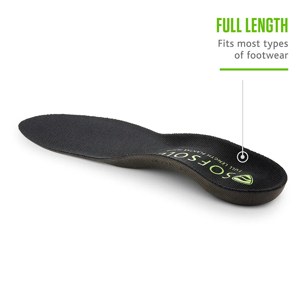 Sof Sole Plantar Fascia Orthotic Support Insoles