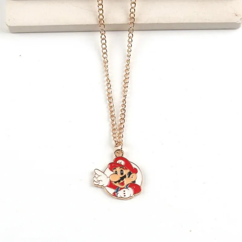 Super Mario Bros Necklace Classic Game