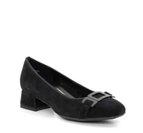 The Enamel Link Pump in Black