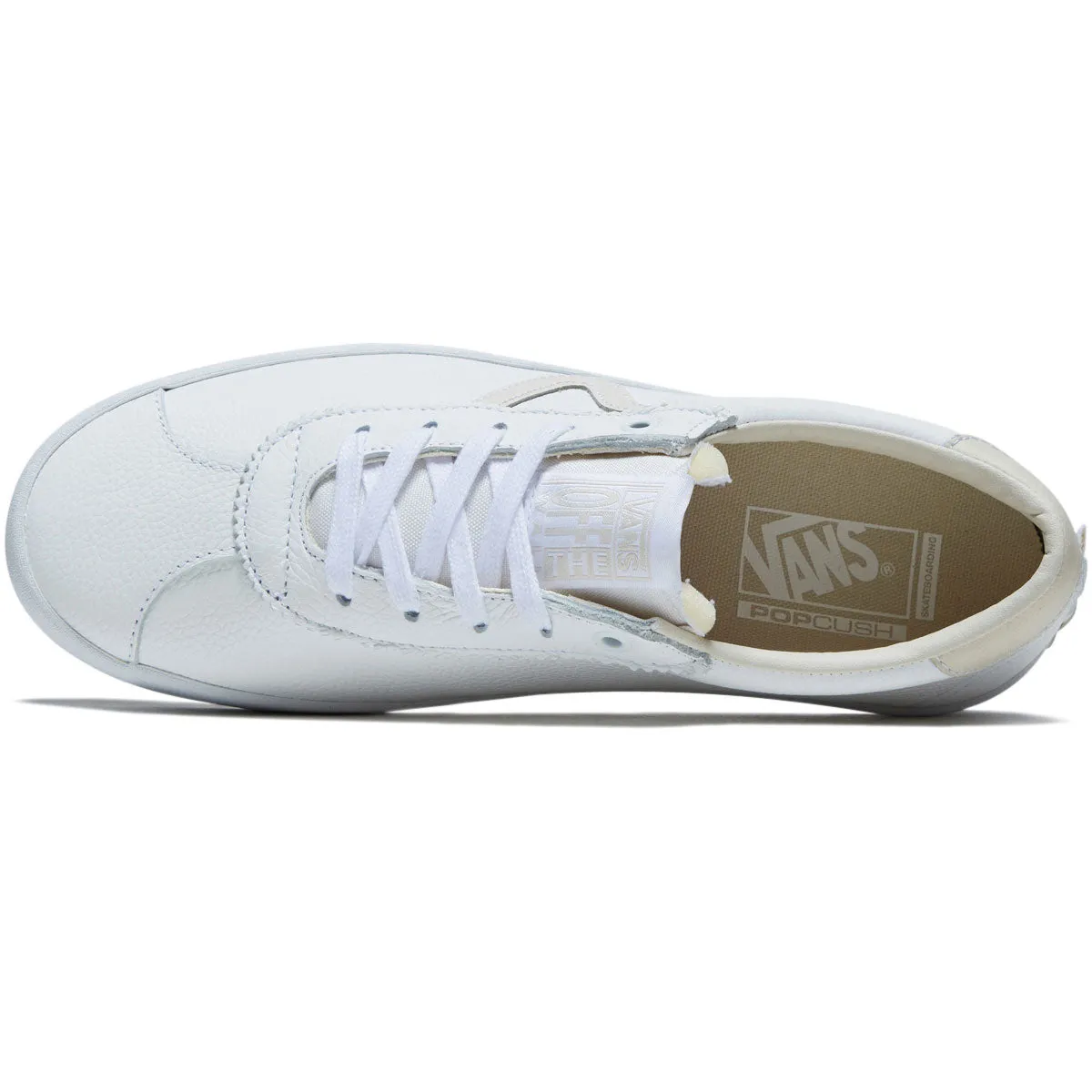 Vans Skate Sport Shoes - Leather Vintage White