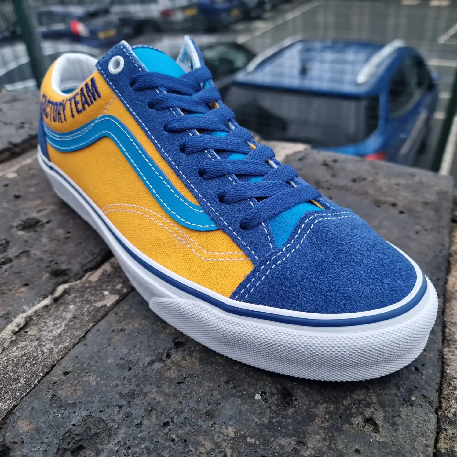 Vans x Our Legends GT Style 36 Shoes Blue / Yellow