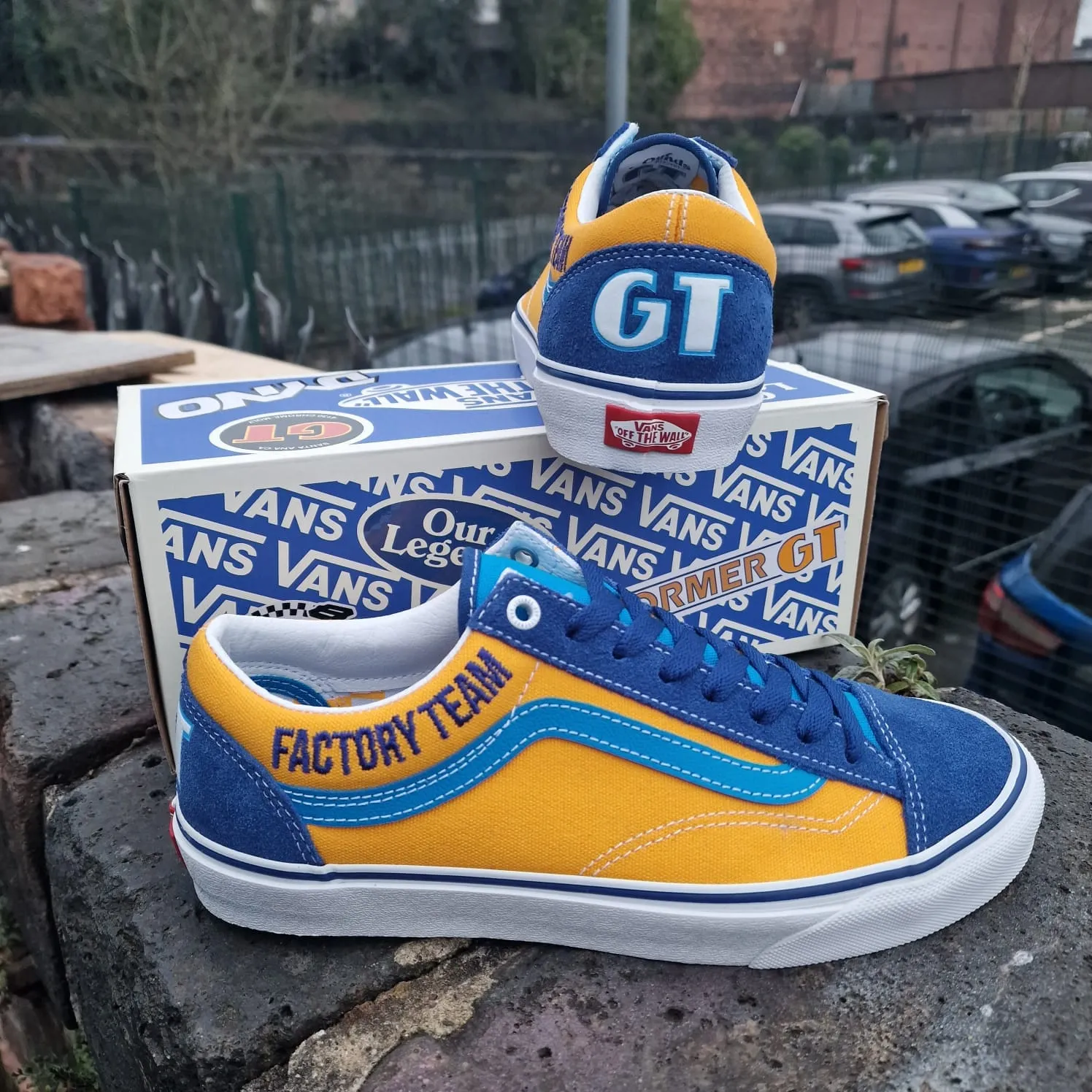 Vans x Our Legends GT Style 36 Shoes Blue / Yellow