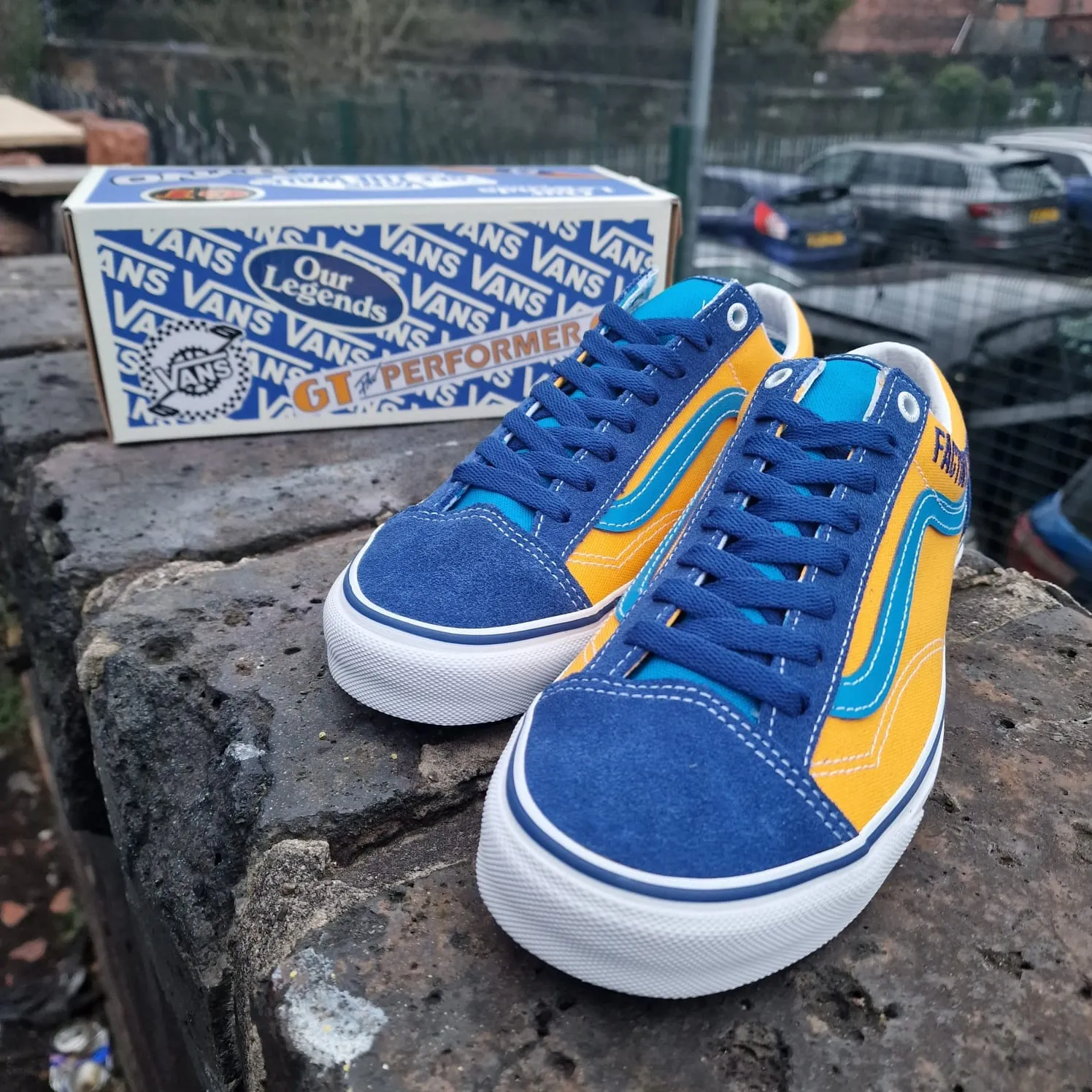 Vans x Our Legends GT Style 36 Shoes Blue / Yellow