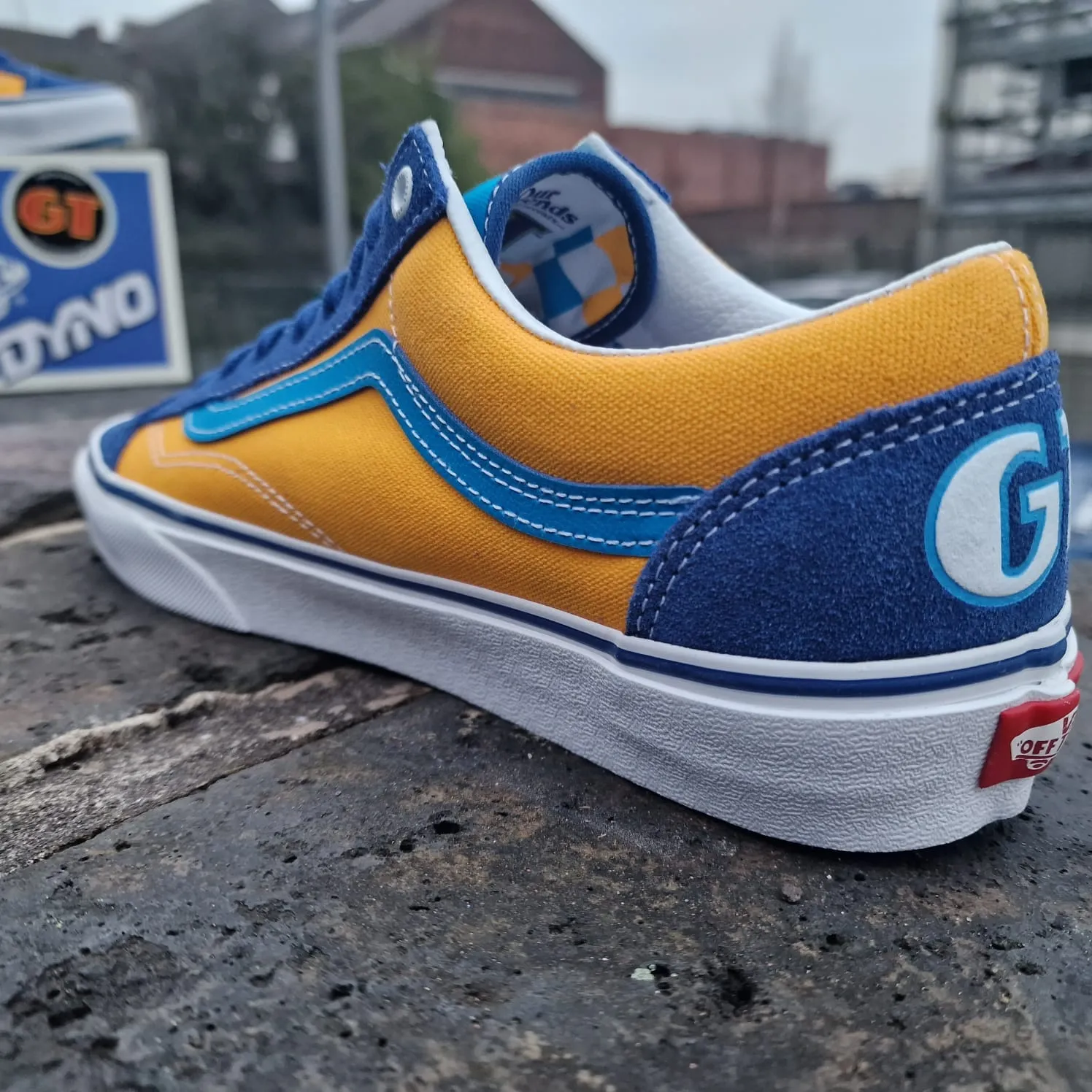 Vans x Our Legends GT Style 36 Shoes Blue / Yellow