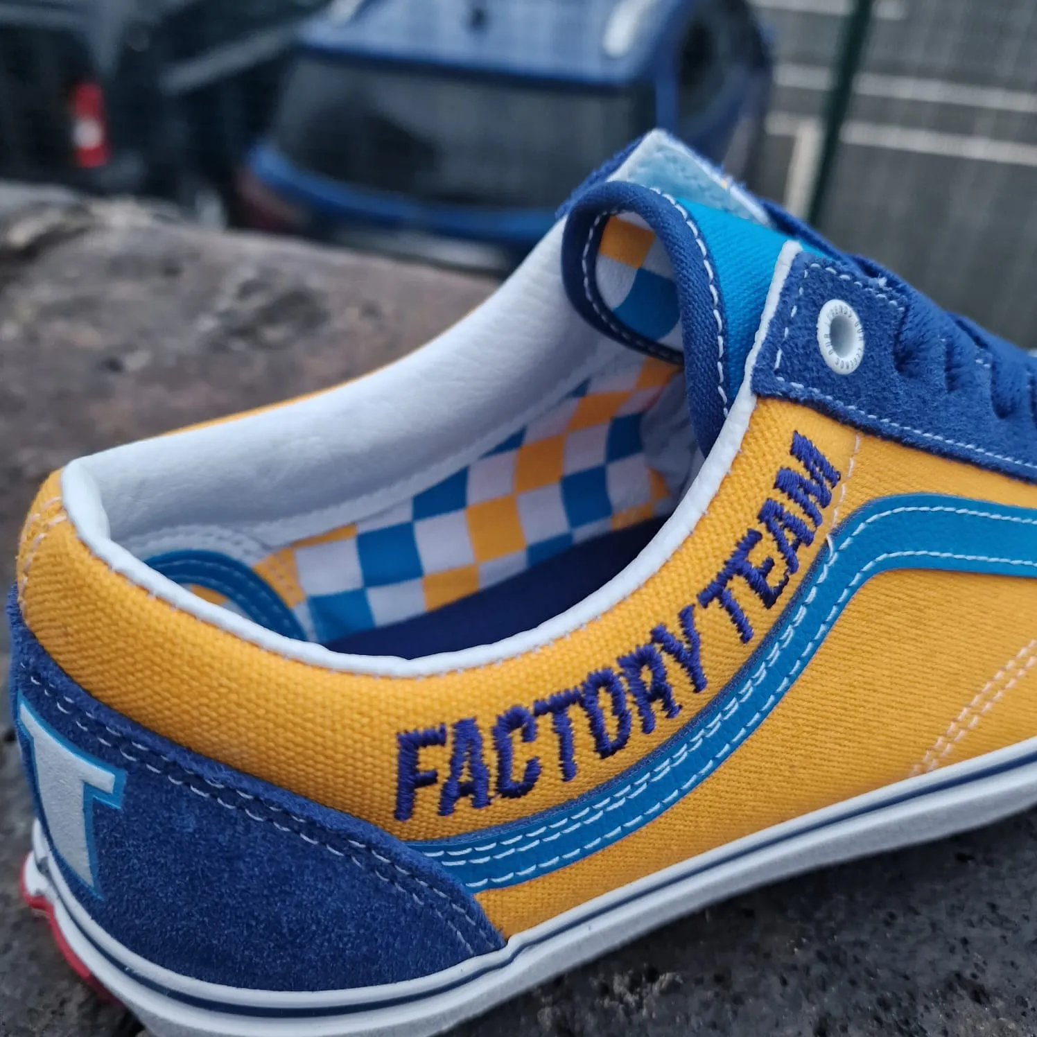 Vans x Our Legends GT Style 36 Shoes Blue / Yellow