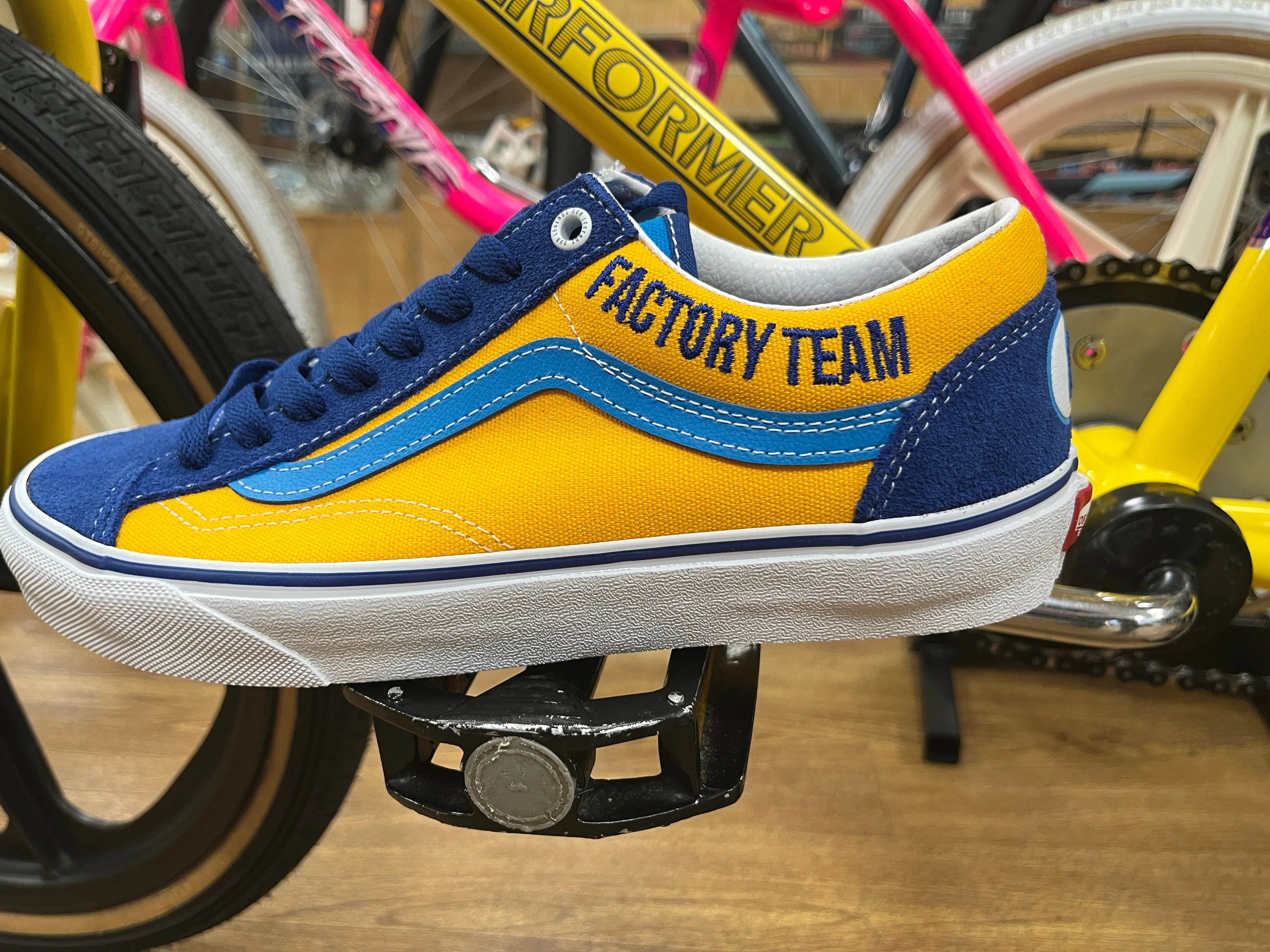 Vans x Our Legends GT Style 36 Shoes Blue / Yellow