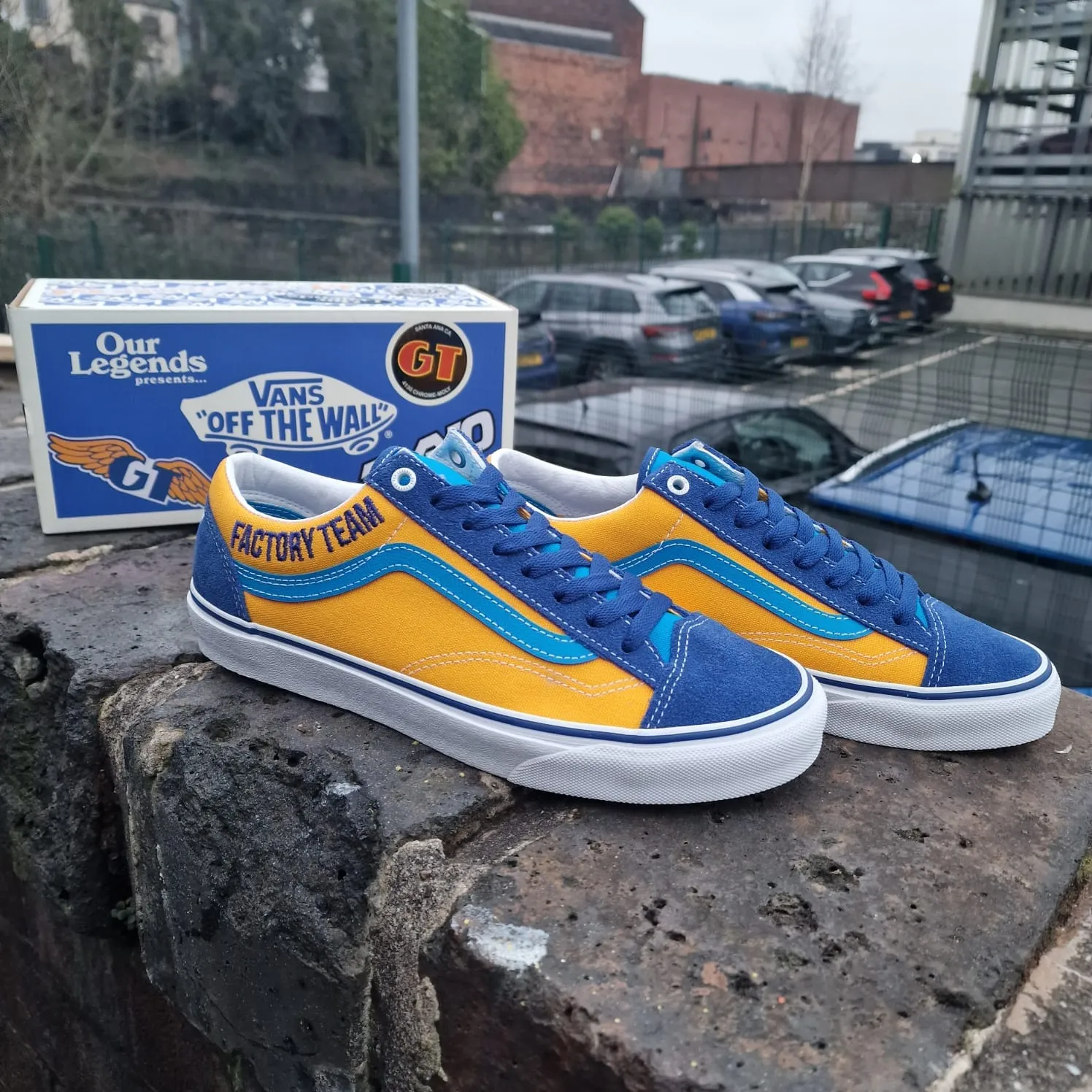 Vans x Our Legends GT Style 36 Shoes Blue / Yellow