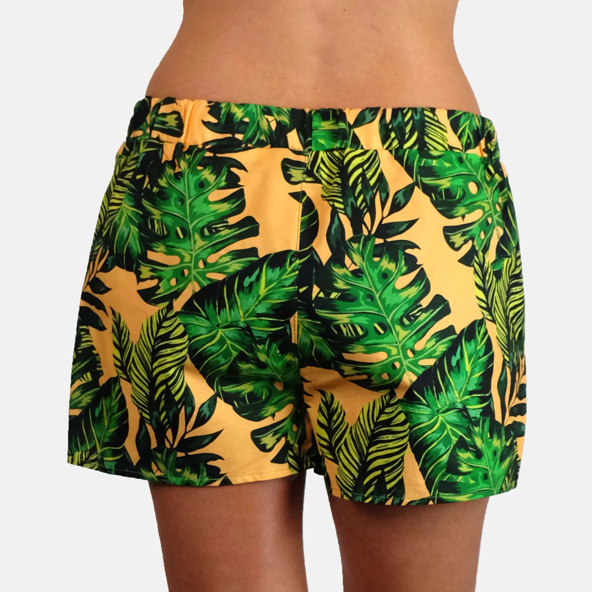 Vintage EKZOTIC Shorts - Orange Palms