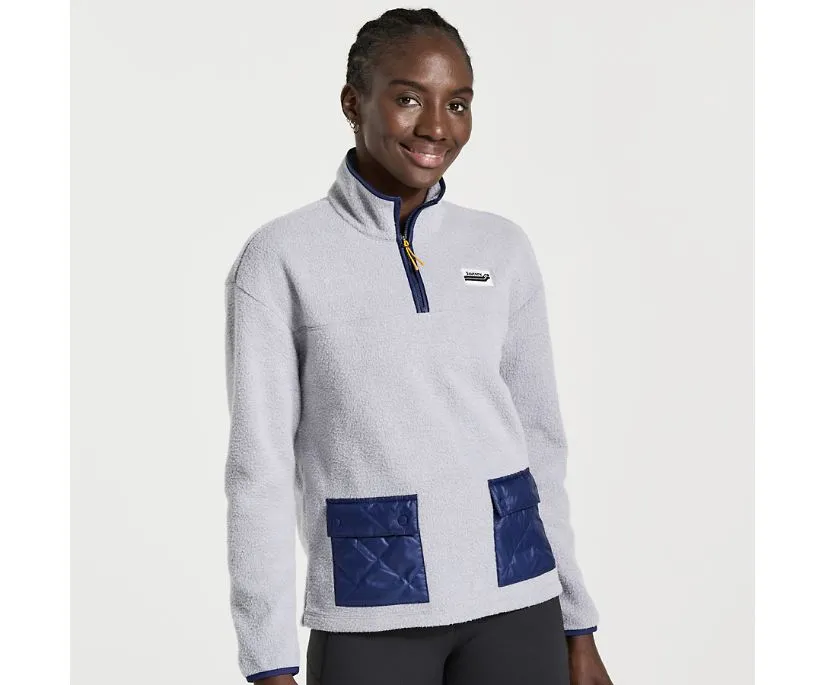 Women's Saucony Rested Sherpa 1/4 Zip