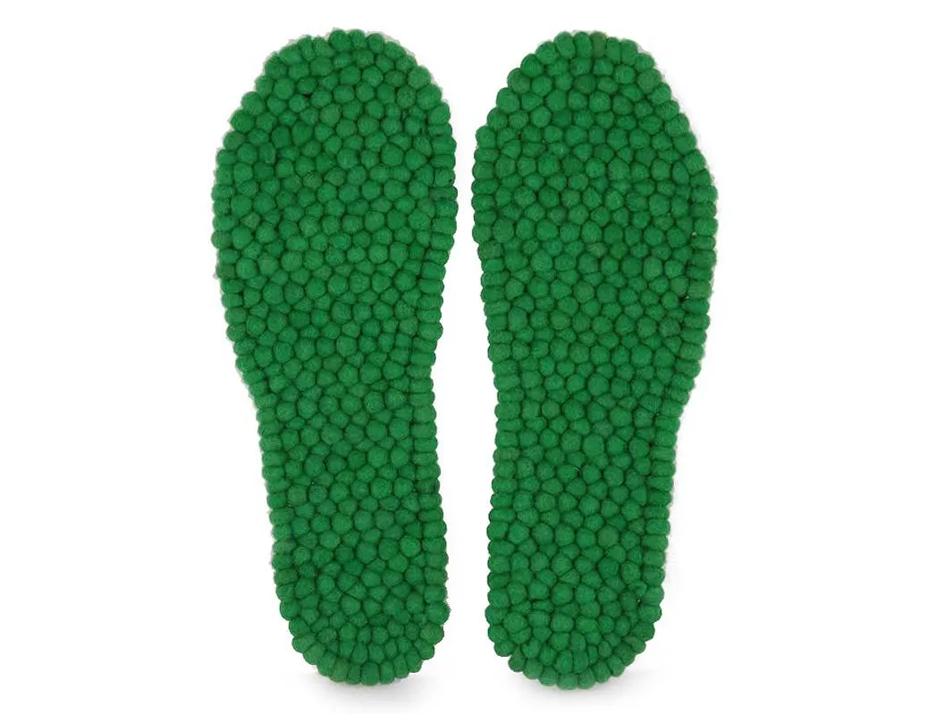 WoolFit FeelGood insoles, emerald Green